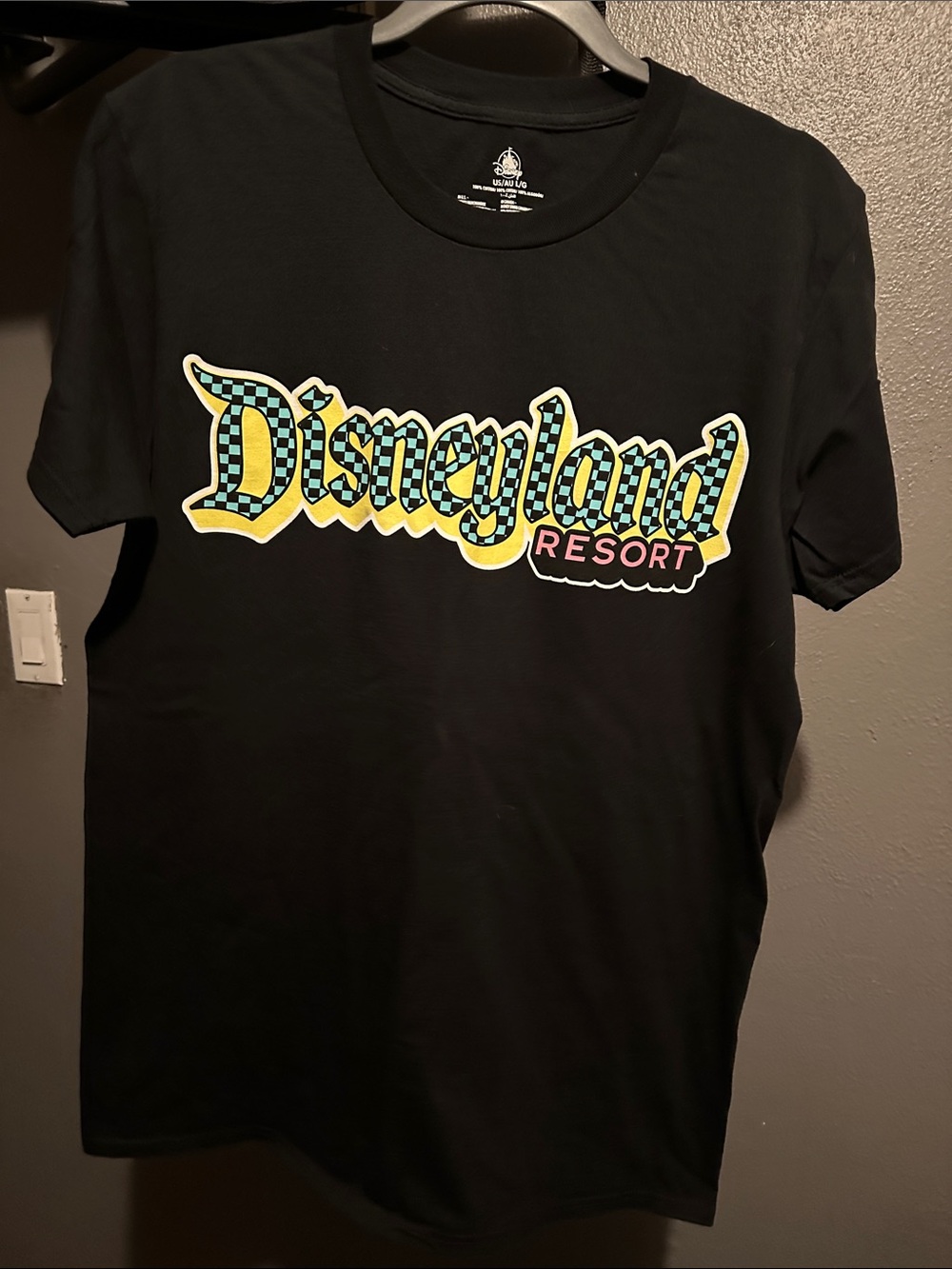 Disney Black Disneyland Resort Graphic Tee